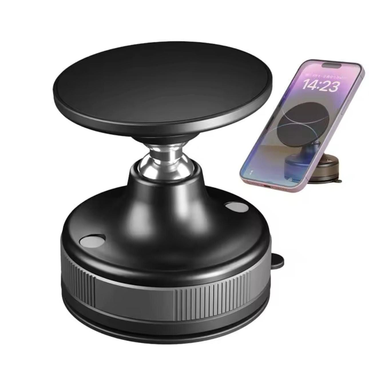 Vacuum Suction Magnetic Bracket K009 – 360° Rotating Phone Holder for Bike & Car